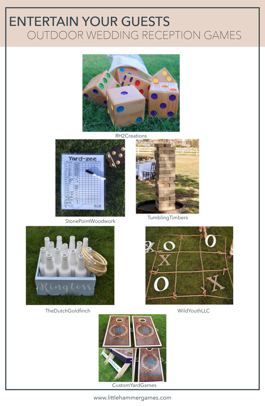 Entertain Your Guests With These Outdoor Wedding Reception Games