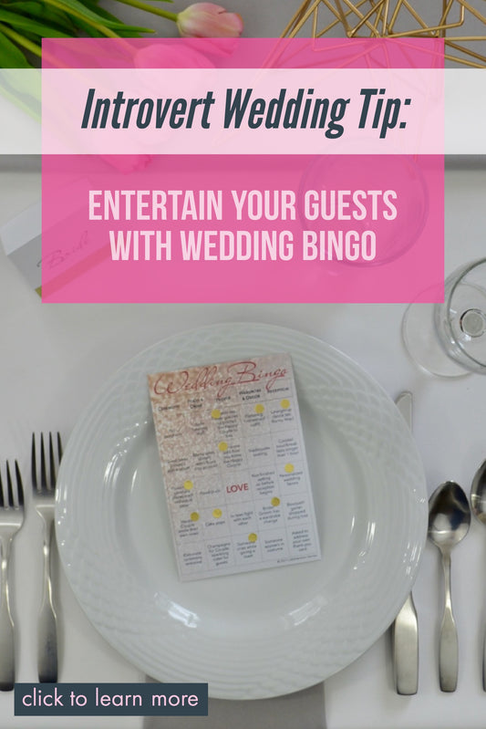 The Introvert’s Wedding Reception Game: Wedding Bingo