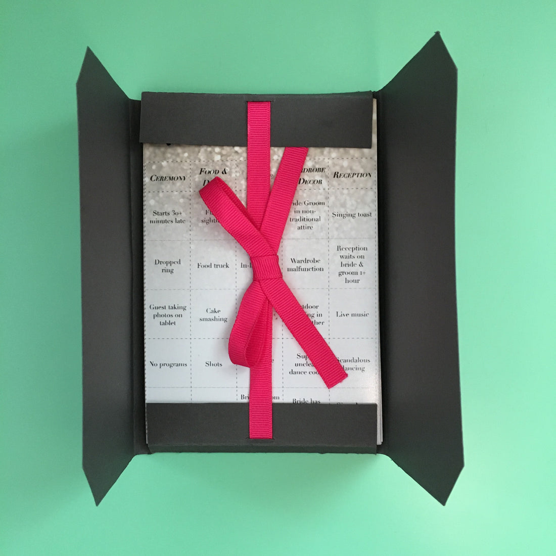 The Wedding Crasher Who Won Wedding Bingo