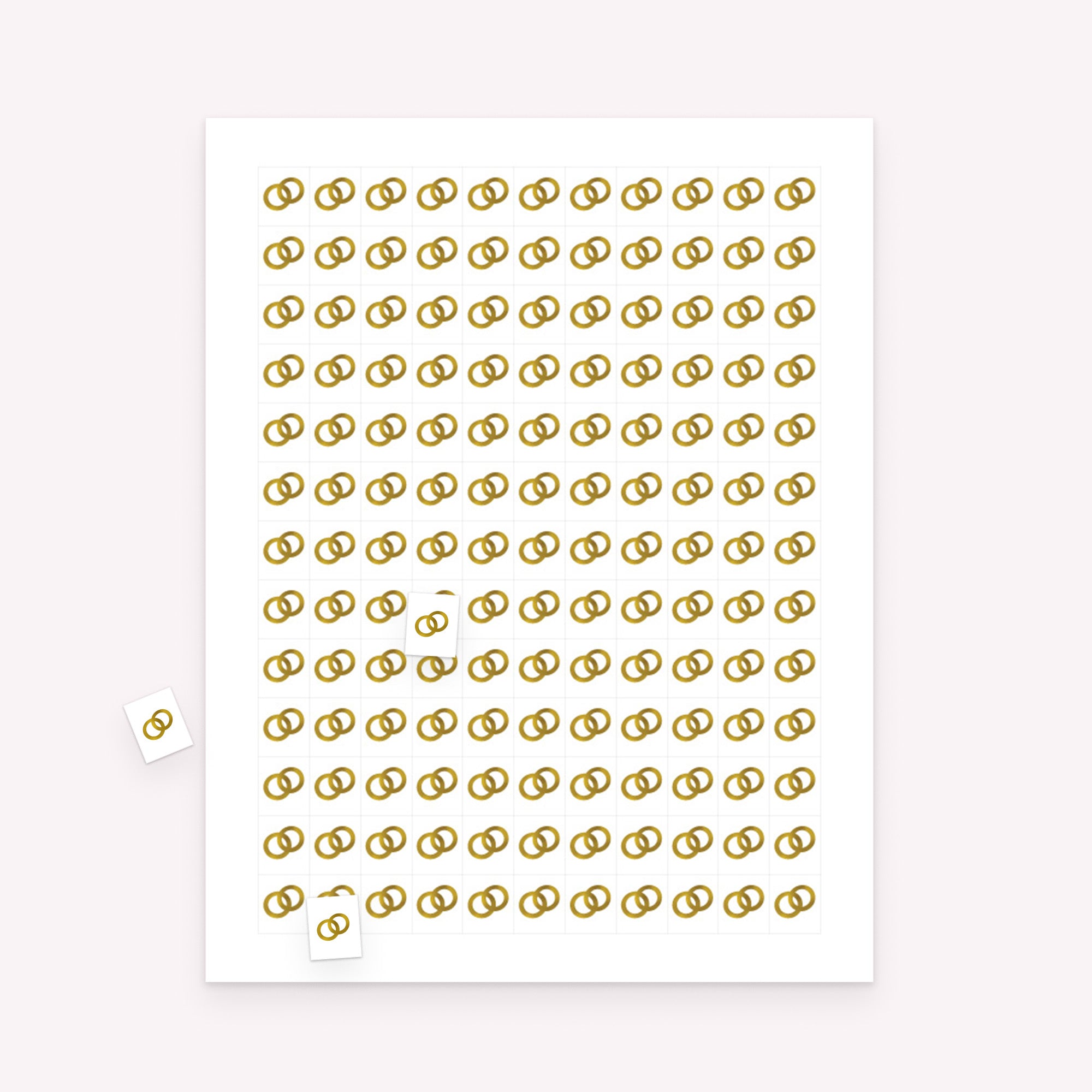 Printable wedding bingo markers sheet with rectangular markers and scattered pieces for 2 grooms game