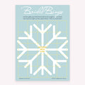Snowflake-themed Bridal Gift Bingo game card