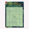 Tropical-themed Bridal Gift Bingo game card