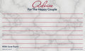 Rose gold and marble Advice for the Happy Couple cards