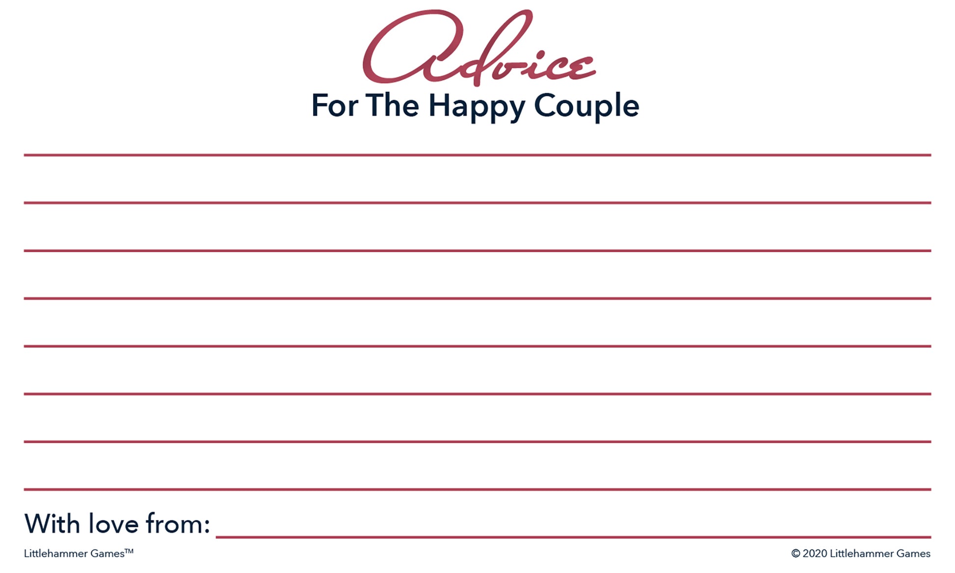 advice-for-the-happy-couple-rose-gold-printable-advice-cards-littlehammer-games for Bridal Shower Advice Cards Printable Free Advice for the Happy Couple - Rose Gold Printable Advice Cards – Littlehammer Games for Bridal Shower Advice Cards Printable Free